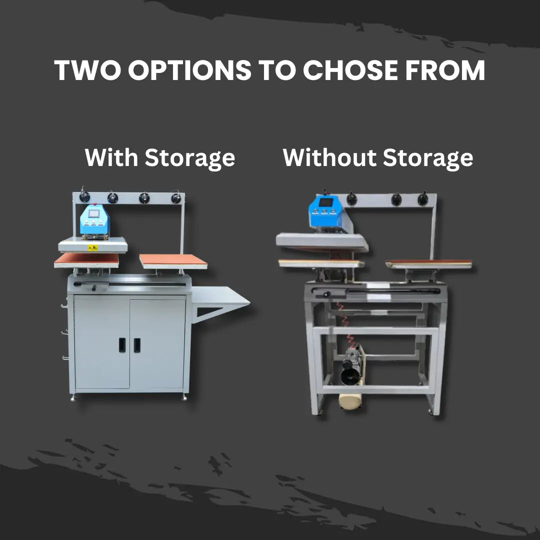 AUDLEY Pro Dual-Station Heat Transfer Machine for DTF Printing – High-Precision, Semi-Automatic Press with Pneumatic Adjustment and Infrared Locator - DTFONESTOP