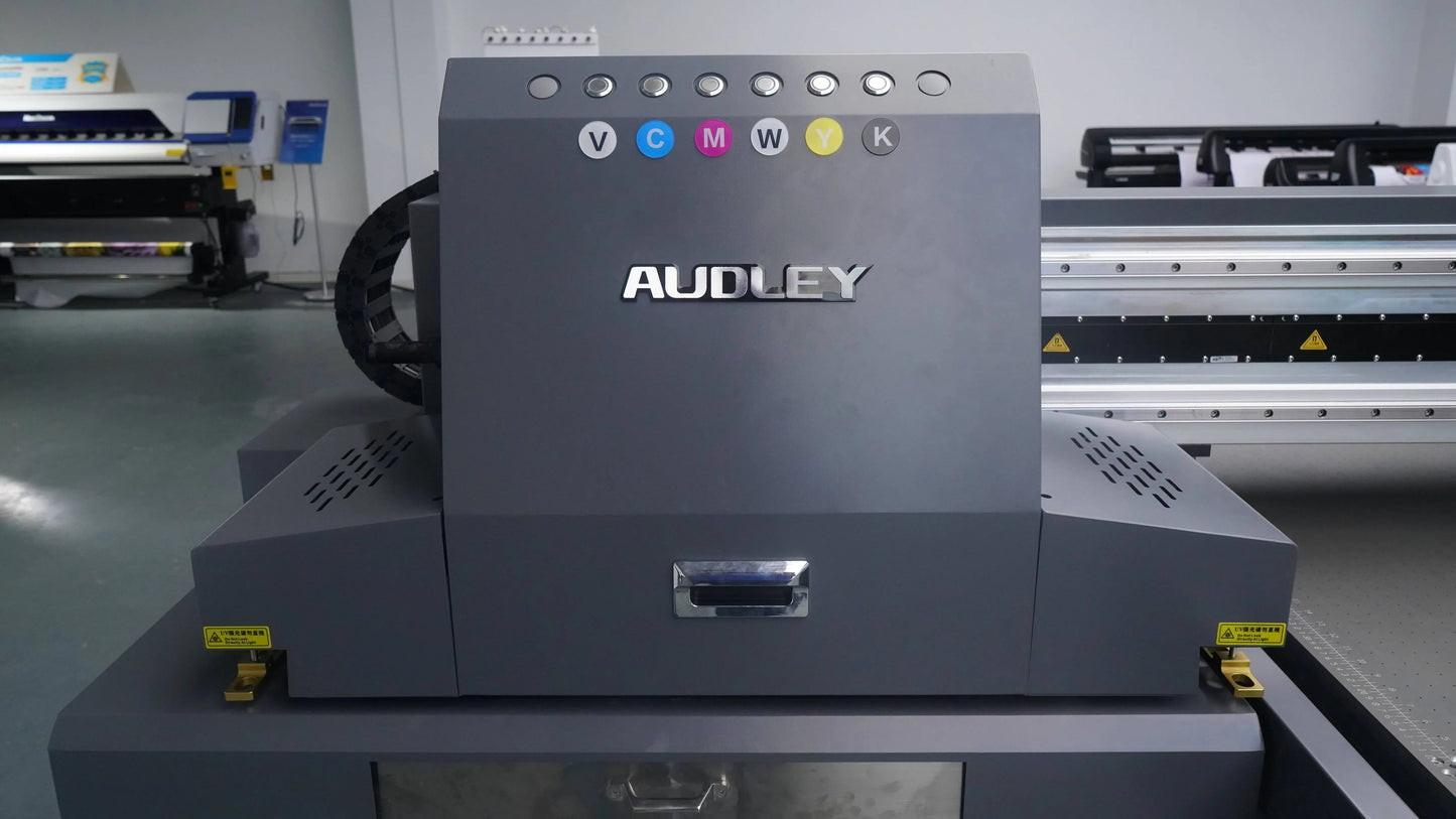 Audley 2513 UV Flatbed Printer – 2 Head Ricoh G5/G6 | High-Speed Multi-Material Printing with Advanced Precision - DTFONESTOP