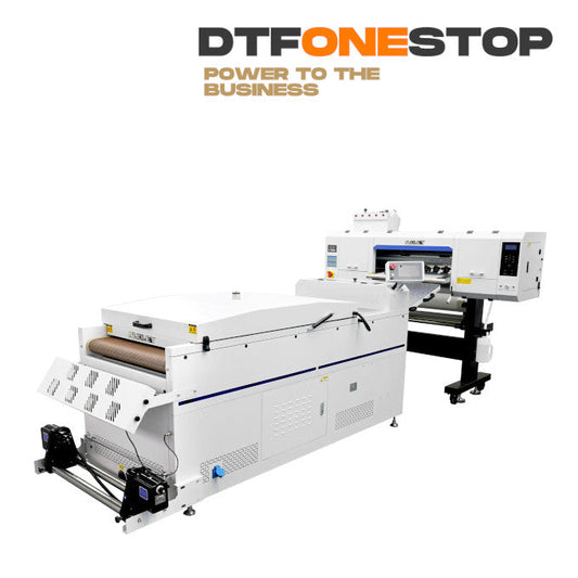 Audley 24-inch DTF printer printing T-shirts