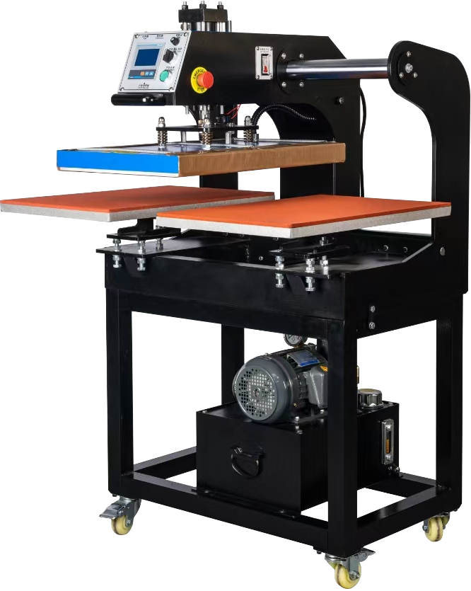 Audley Dual-Station Hydraulic Heat Press (40×60 cm / 16"×24") – Top-Sliding, Auto-Open, Industrial-Grade for DTF & Sublimation DTFONESTOP