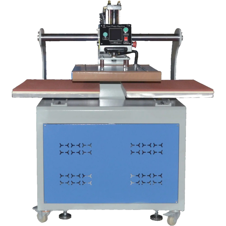 Dual-Station Hydraulic Heat Press – 40x60cm for High-Volume Printing Audley