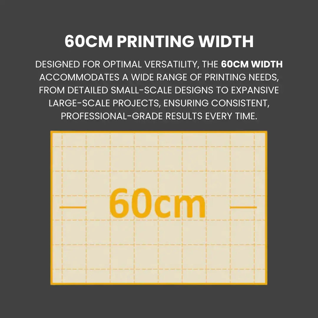 Audley 5 Printheads (i3200-A1) 60cm Premium DTF Printer - DTFONESTOP