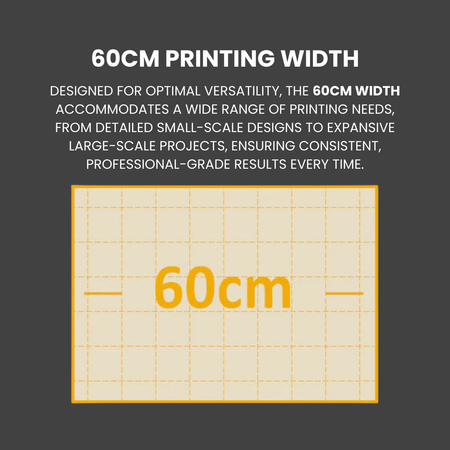 Audley 5 Printheads (i3200-A1) 60cm Premium DTF Printer - DTFONESTOP