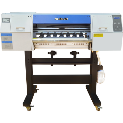 Audley 2 Printheads (i3200-A1) 60cm Premium DTF Printer with Audley DF-800(A) Powder Shaker Audley