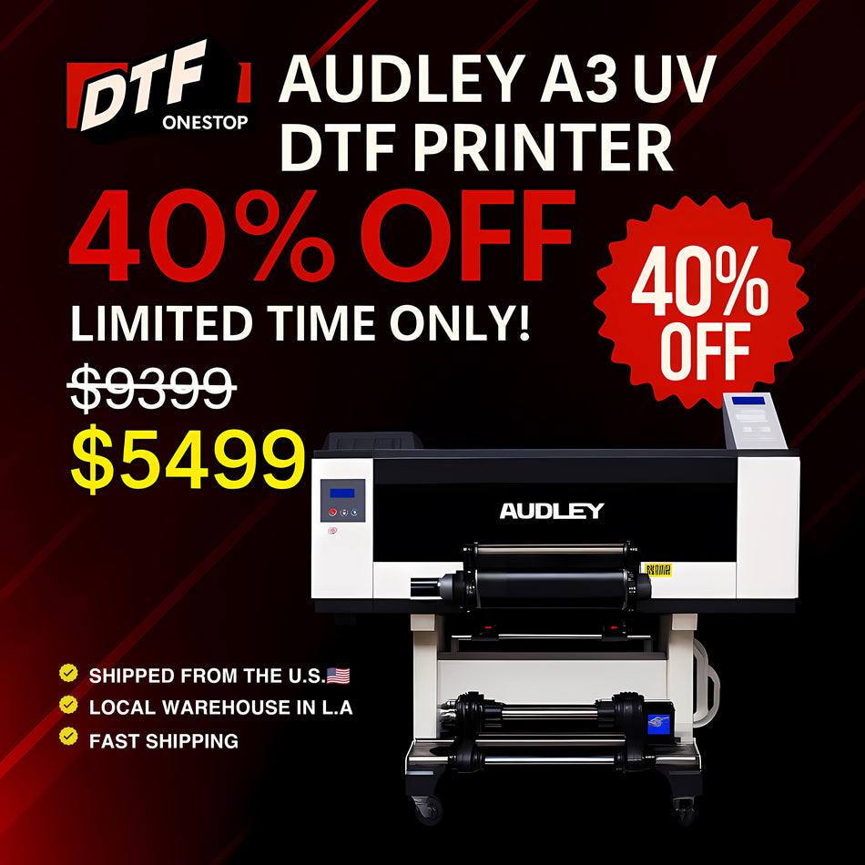 Audley A3 UV DTF Printer – Advanced Direct-to-Film Printing Solution for High-Quality Transfers Audley