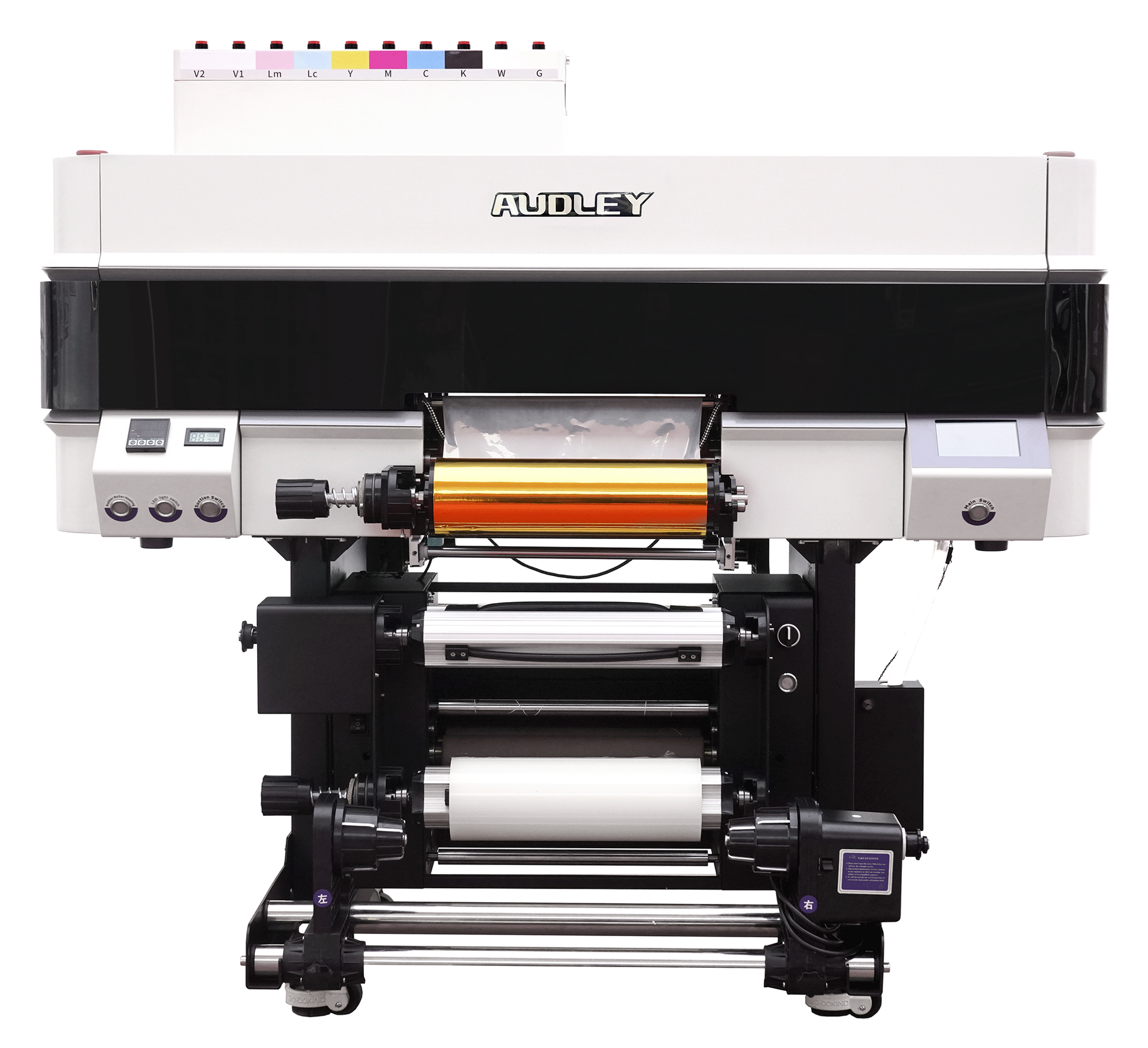 Audley UV DTF Printer, 12” Crystal Label Transfer Machine with 4 Epson XP600 Print Heads - DTFONESTOP