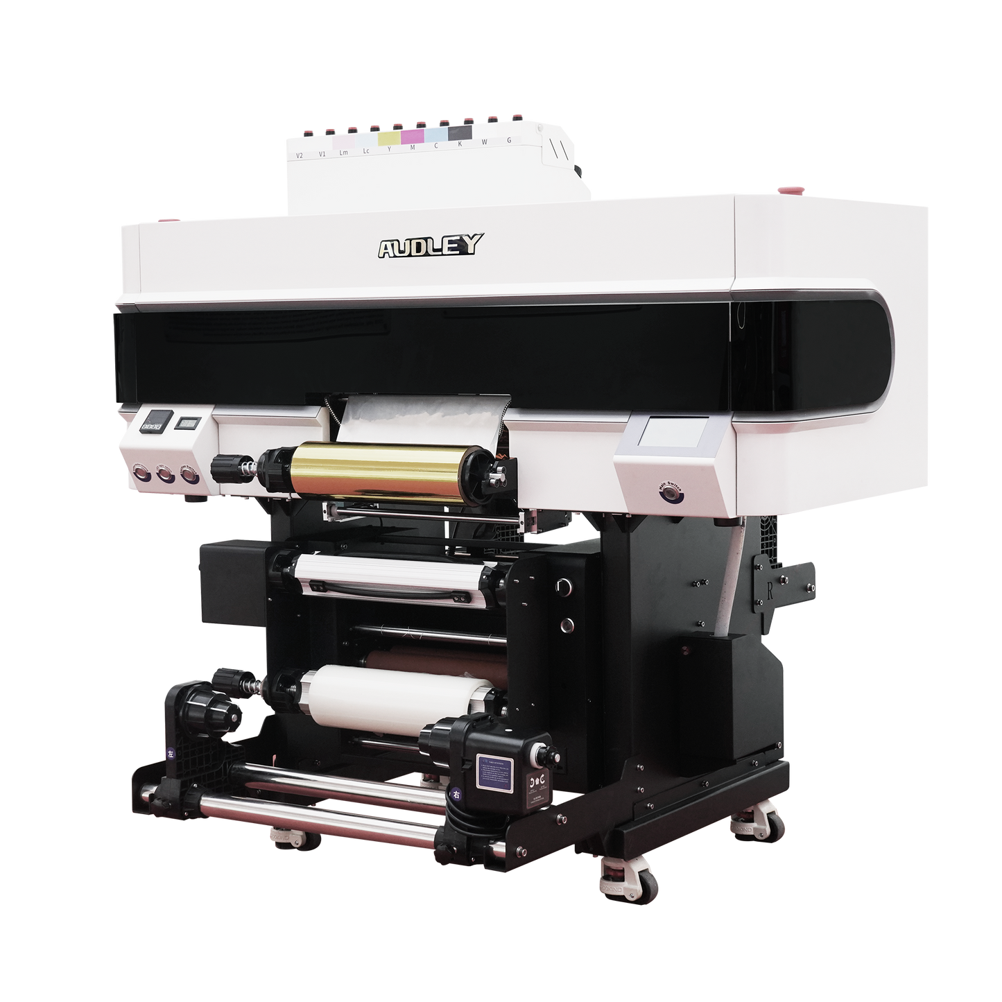 Audley UV DTF Printer, 12” Crystal Label Transfer Machine with 4 Epson XP600 Print Heads - DTFONESTOP