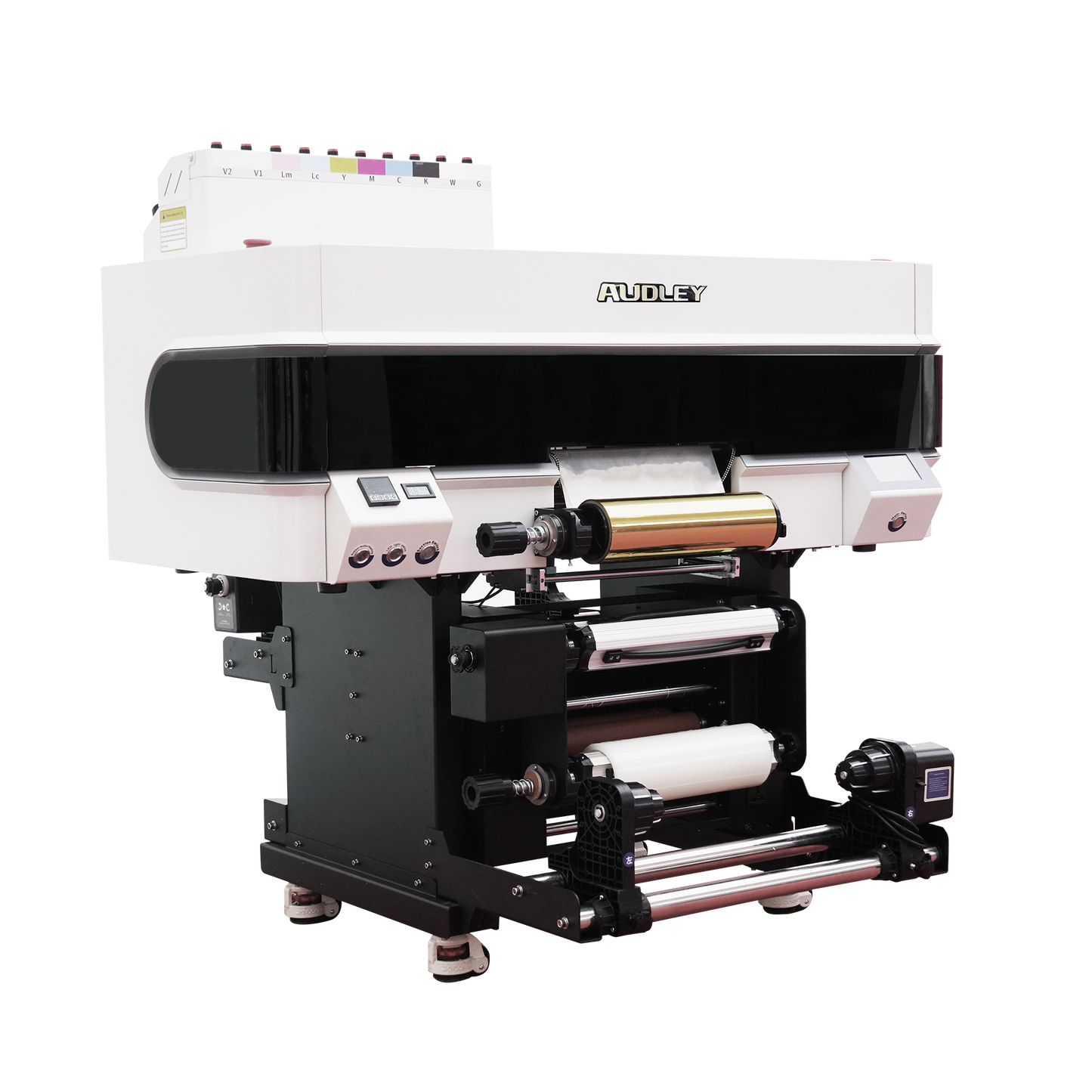 Audley 12 inch UV DTF Printer with 4 Epson XP600 print heads, $6,899 LA stock