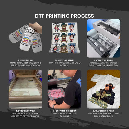 Audley 1000ml Premium Japan-Imported DTF Ink - High-Quality Pigment Ink, 50% Usage Efficiency, Vivid Colors, and Clog-Free Technology - DTFONESTOP