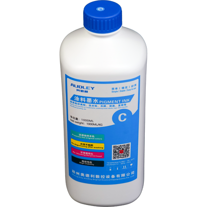 Audley 1000ml Premium Japan-Imported DTF Ink - High-Quality Pigment Ink, 50% Usage Efficiency, Vivid Colors, and Clog-Free Technology Audley