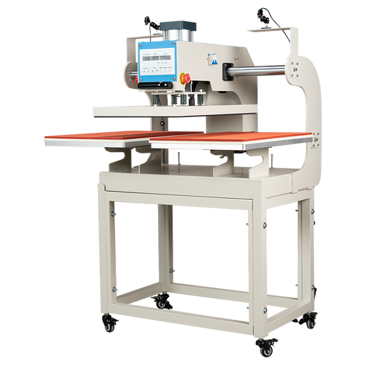 Dual-Station Intelligent Pneumatic Heat Press (40×60 cm / 16"×24") – Auto-Lift, Precision Control, Industrial-Grade for DTF & Sublimation DTFONESTOP