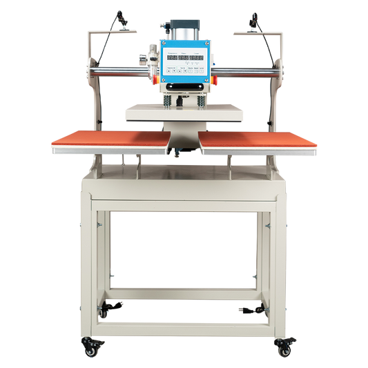 Audley Dual-Station Intelligent Pneumatic Heat Press (40×60 cm / 16"×24") – Auto-Lift, Precision Control, Industrial-Grade for DTF & Sublimation DTFONESTOP