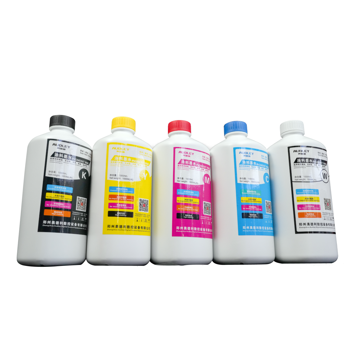 Audley 1000ml Premium Japan-Imported DTF Ink - High-Quality Pigment Ink, 50% Usage Efficiency, Vivid Colors, and Clog-Free Technology Audley
