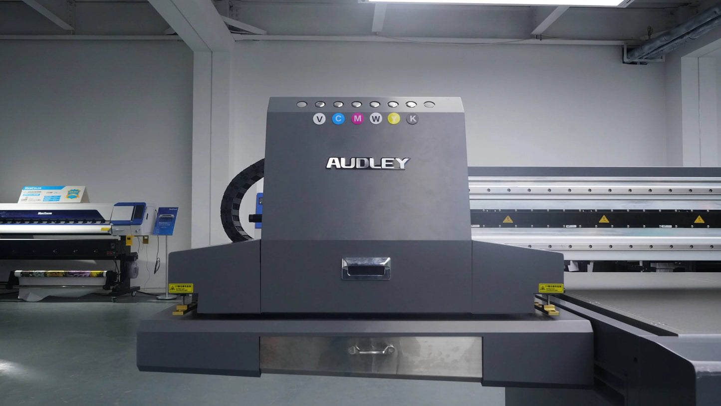 Audley 2513 UV Flatbed Printer – 2 Head Ricoh G5/G6 | High-Speed Multi-Material Printing with Advanced Precision - DTFONESTOP