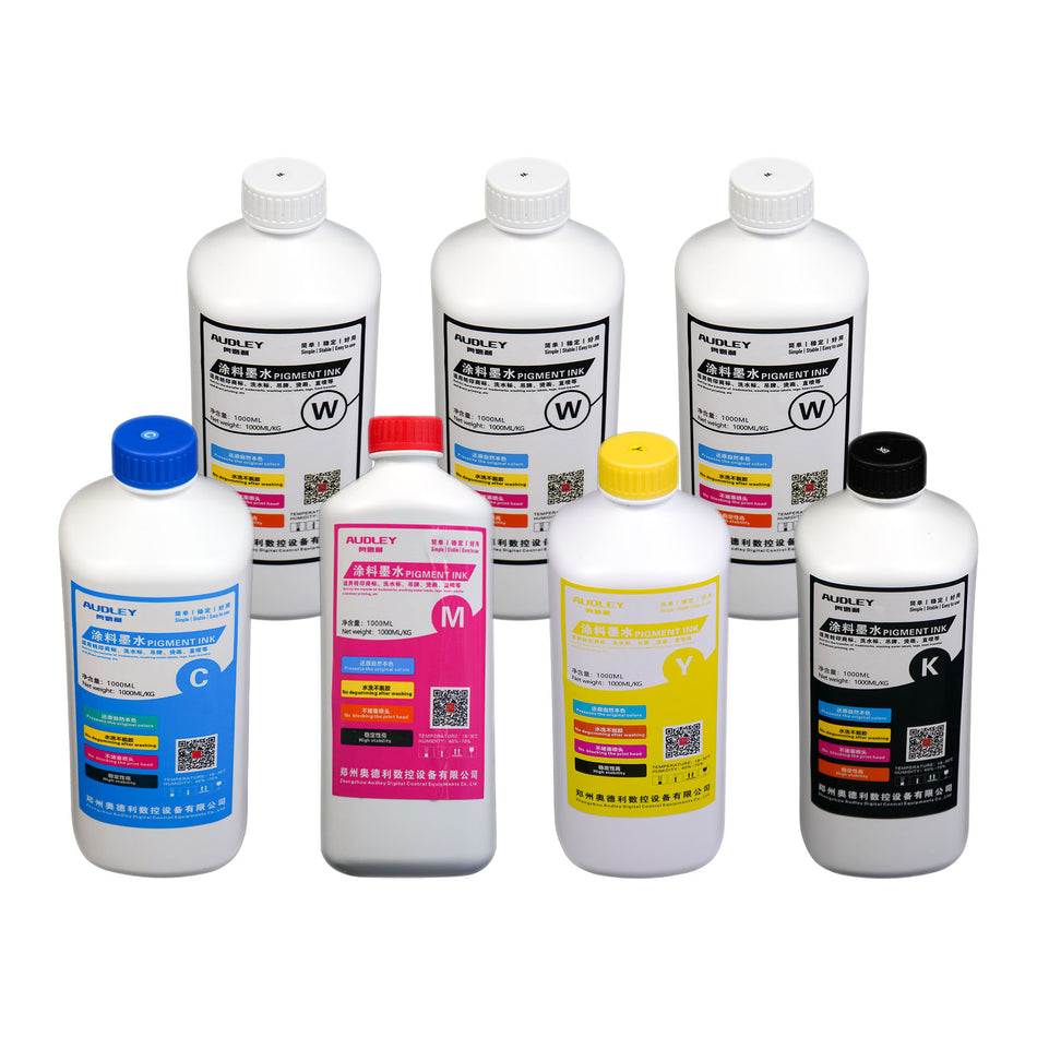 Japanese DTF Ink Bundle - White & CMYK Inks for High-Quality Prints - DTFONESTOP