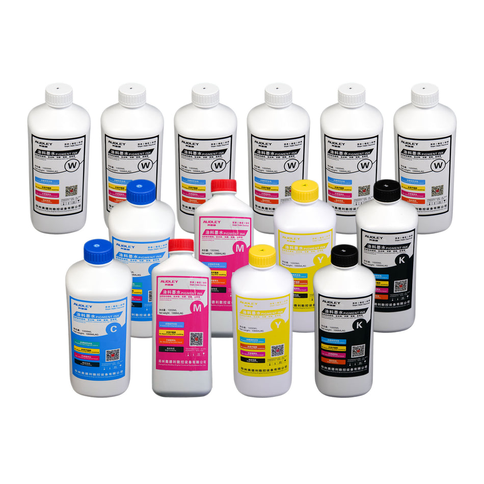 Japanese DTF Ink Bundle - White & CMYK Inks for High-Quality Prints - DTFONESTOP
