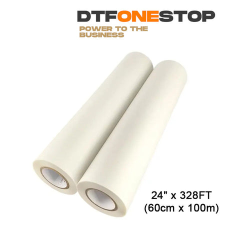 DTF Transfer Film 24" x 328FT (60cm x 100m) Single-Side Hot Peel DTFONESTOP
