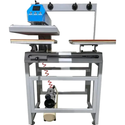 AUDLEY Pro Dual-Station Heat Transfer Machine for DTF Printing – High-Precision, Semi-Automatic Press with Pneumatic Adjustment and Infrared Locator Audley