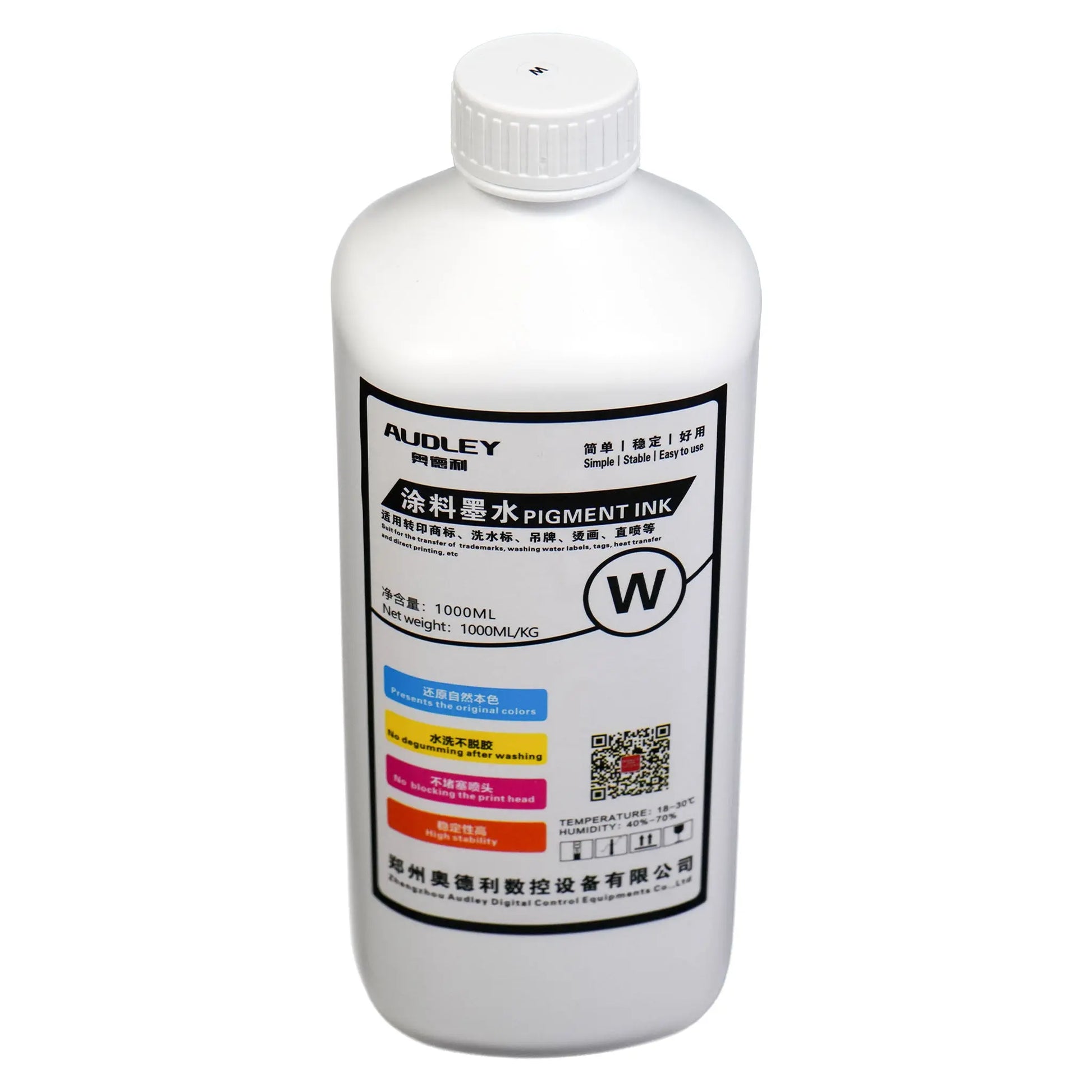 Audley 1000ml Premium DTF Ink – Japan-Imported, Vivid Colors & Clog ...