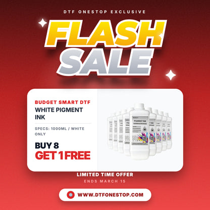 Audley 1L Budget-Friendly DTF Ink, 1 Liter bottle — Buy 8 Get 1 Free