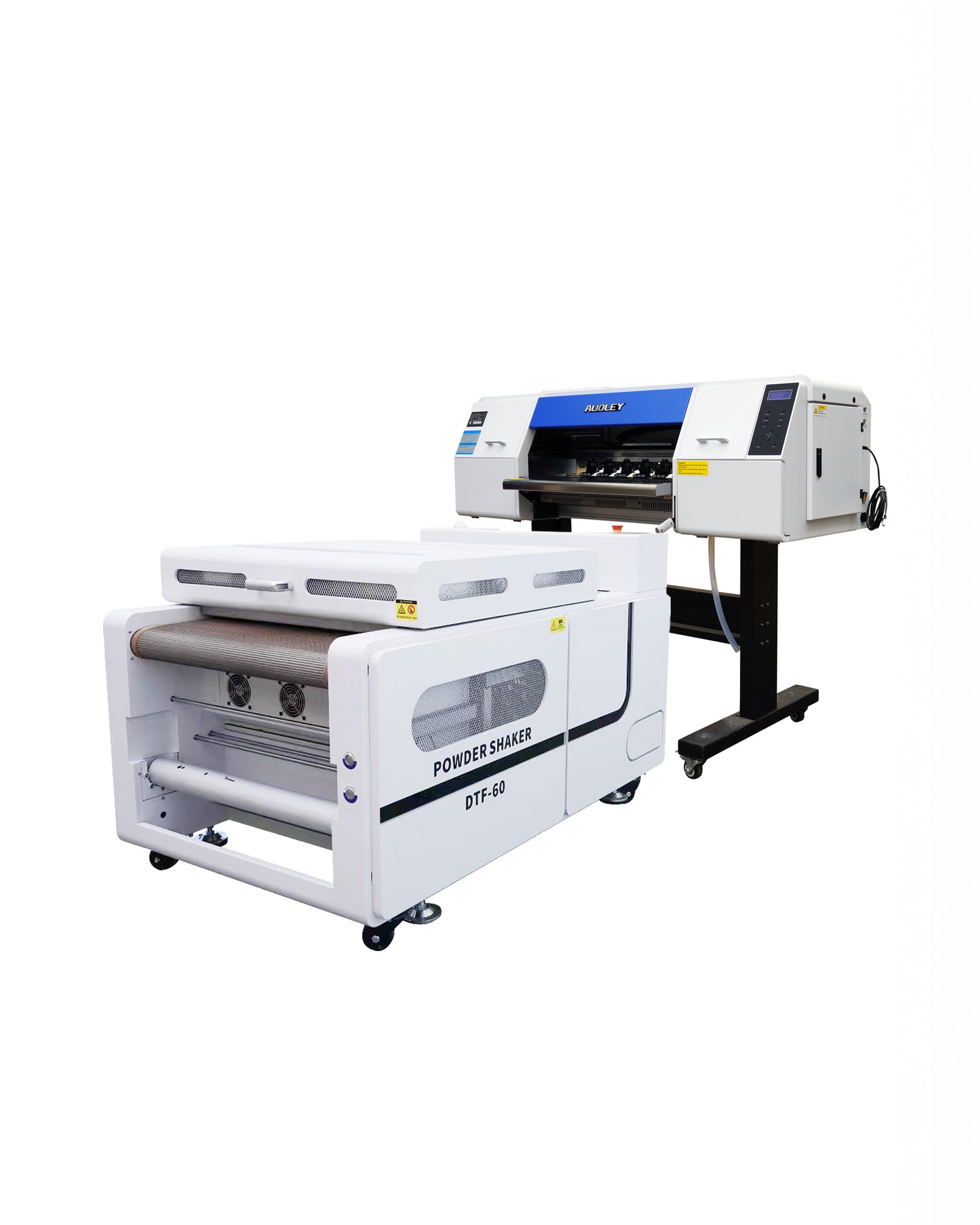 Audley 2 Printheads (S7070-3) 60cm Premium DTF Printer with Audley ADL07K12 Powder Shaker - DTFONESTOP