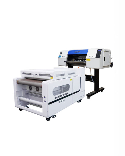Audley 2 Printheads (S7070-3) 60cm Premium DTF Printer with Audley ADL07K12 Powder Shaker - DTFONESTOP