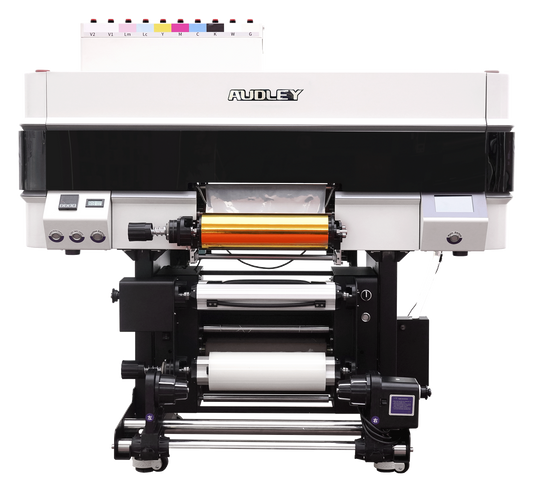 Audley UV DTF Printer, 12” Crystal Label Transfer Machine with 4 Epson XP600 Print Heads - DTFONESTOP