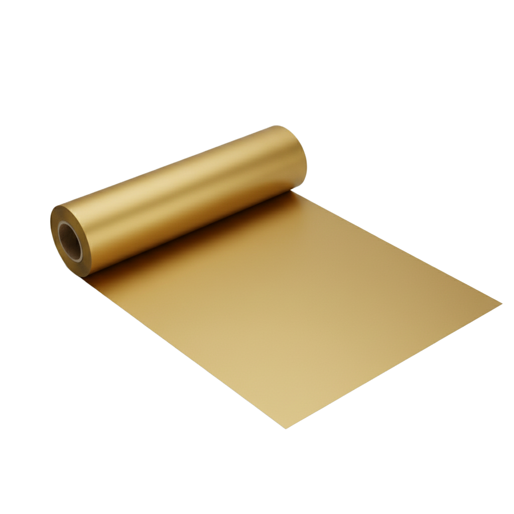 Gold TPU Transfer Film 24" × 164FT (60cm × 50m) – UV Printable Film for Fabric Transfers, Washable & Flexible DTFONESTOP